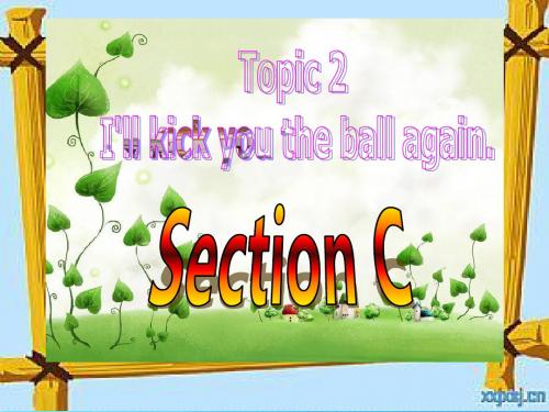 仁爱英语八年级上册Unit1,Topic2,sectionC,PPT