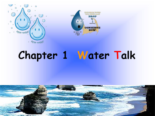 8A Chapter 1 water talk