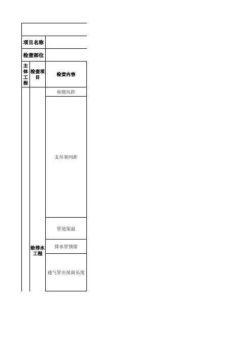 公建水暖实测实量计算表