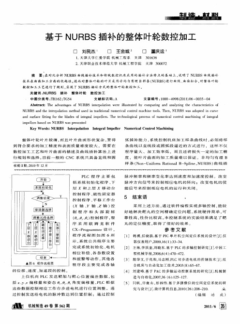 基于NURBS插补的整体叶轮数控加工