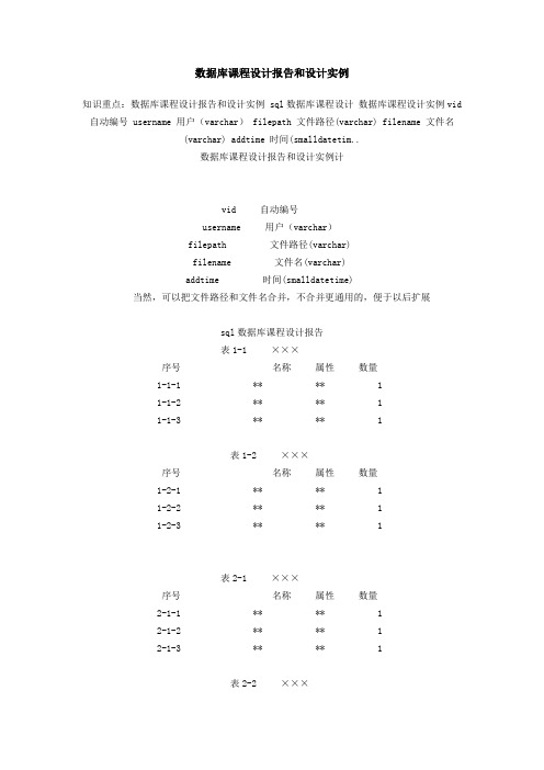 数据库课程设计报告之工资管理系统