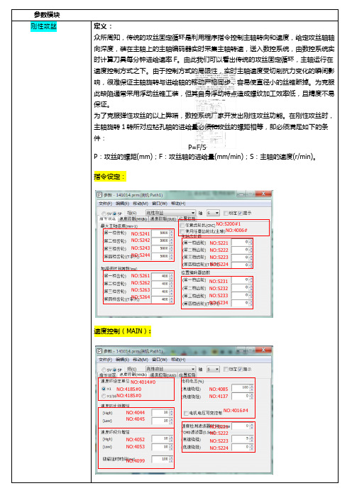 4-7-1Servo Guide  刚性攻丝详细解释