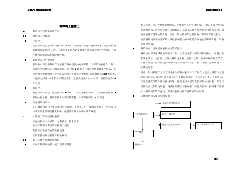 上海F-1国际赛车场工程钢结构工程施工总体方案