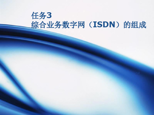 综合业务数字网(ISDN)的组成