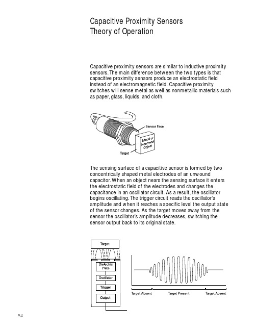 电容式接近传感器操作原理说明书