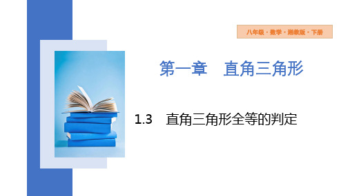 1.3++直角三角形的全等判定+课件++2023-2024学年湘教版八年级数学下册