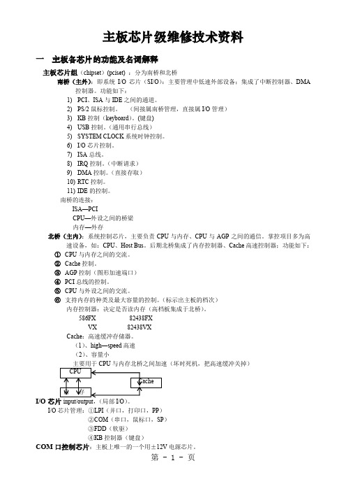 主板芯片级维修技术资料(doc19)共15页