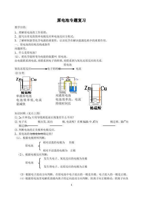 电化学中电极反应式的书写