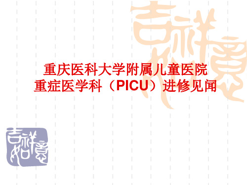 重庆picu进修见闻ppt课件