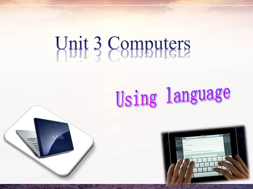 人教高中英语必修2Unit3Using Language课件