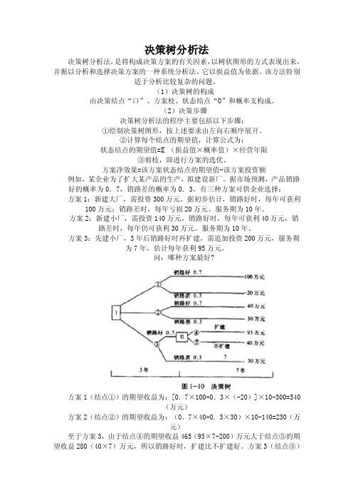 决策树分析法