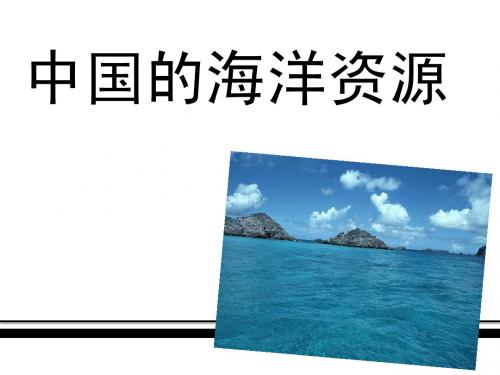 中国的海洋资源