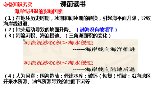 2025届高考地理一轮复习课件 微专题：海岸地貌