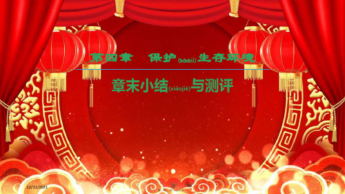高中化学第四章保护生存环境章末小结与测评课件选修1高中选修1化学课件