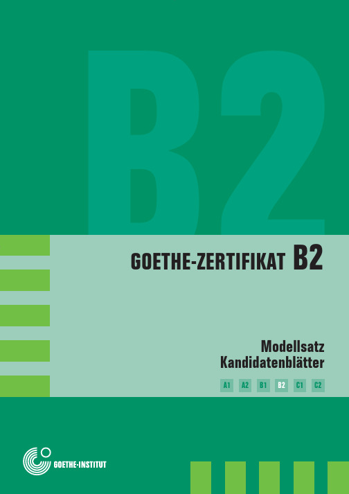 歌德学院B2模拟题2