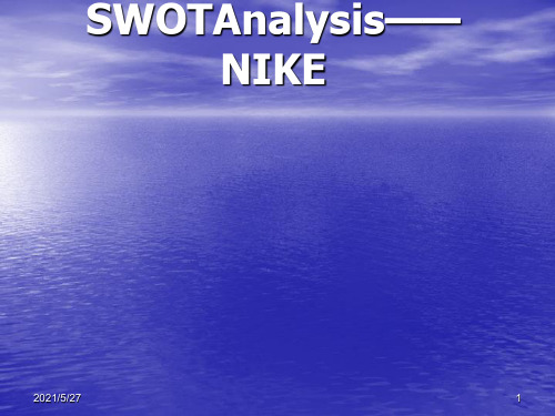 NIKE SWOT 分析