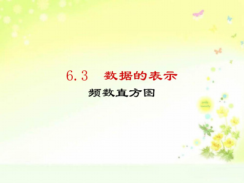 最新北师大版七上数学《数据的表示》频数直方图课件 (2)