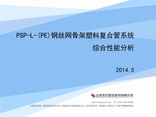 PSP-L-(PE)钢丝网骨架塑料复合管系统综合性能分析(修改)