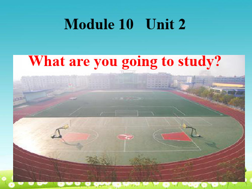 外研版六年级下册英语Module-10-Unit-2-What-are-you-going-to-study