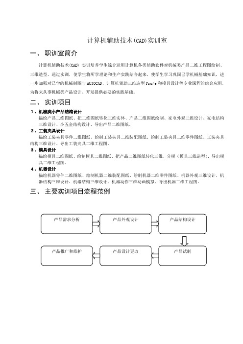 计算机辅助技术(CAD)实训室.