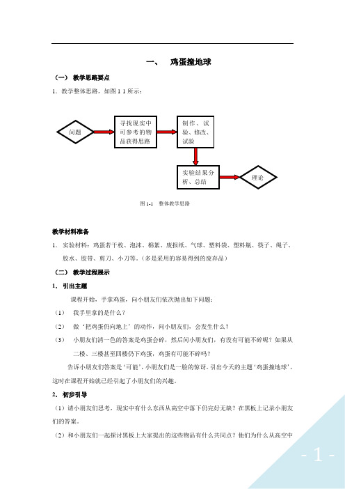 鸡蛋撞地球实验