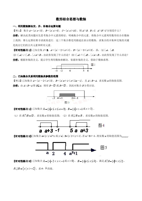 数形结合思想与数轴