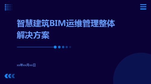 智慧建筑BIM运维管理整体解决方案