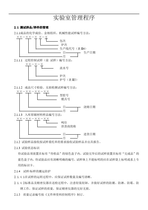 实验室管理程序