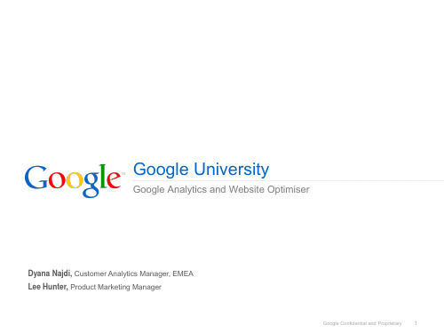 google公司PPT模板 - Google University