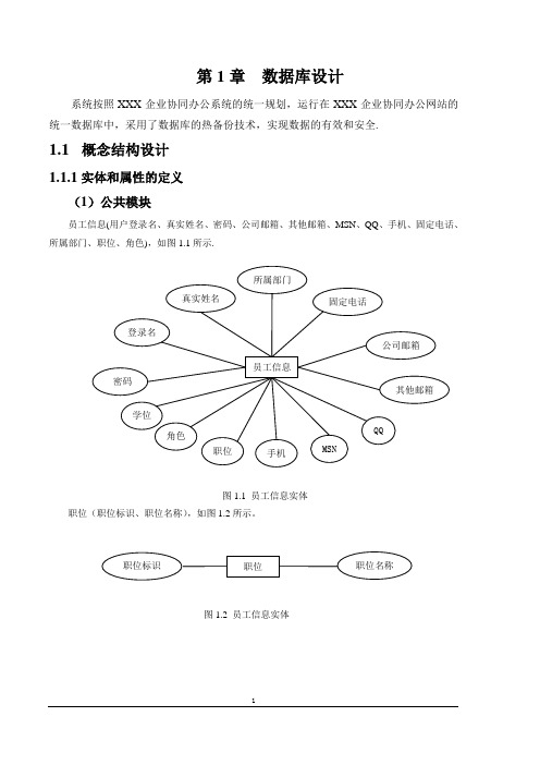 数据库设计文档实例