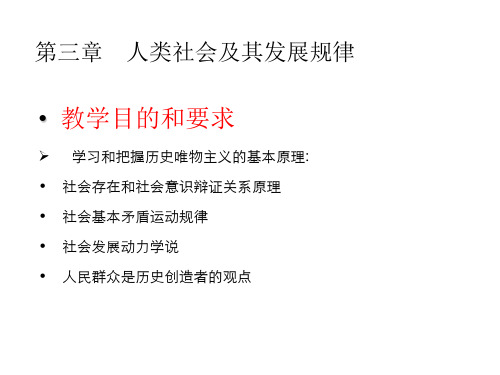 马原人类社会及其发展规律 ppt课件