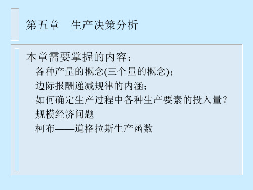 管理经济学课件第五章 生产(ppt 33)