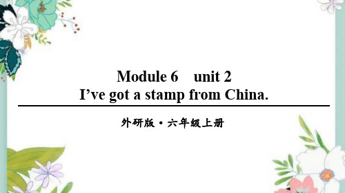 外研六年级英语上册module 6 unit 2