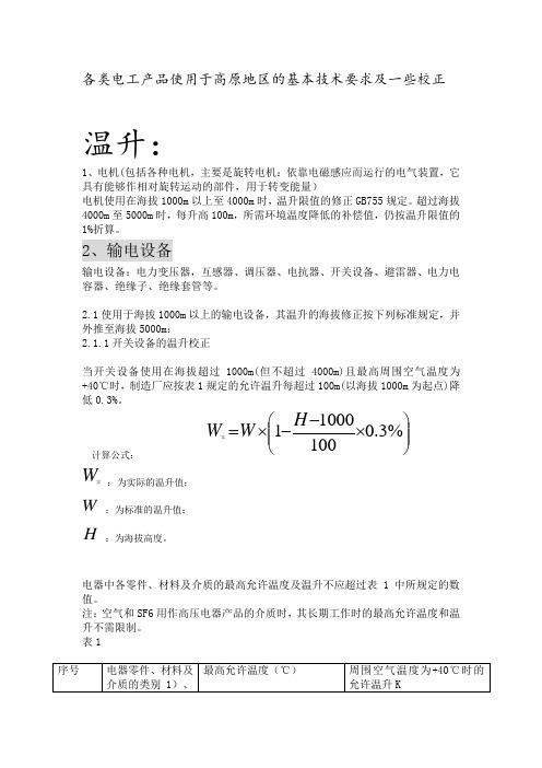 各类要求