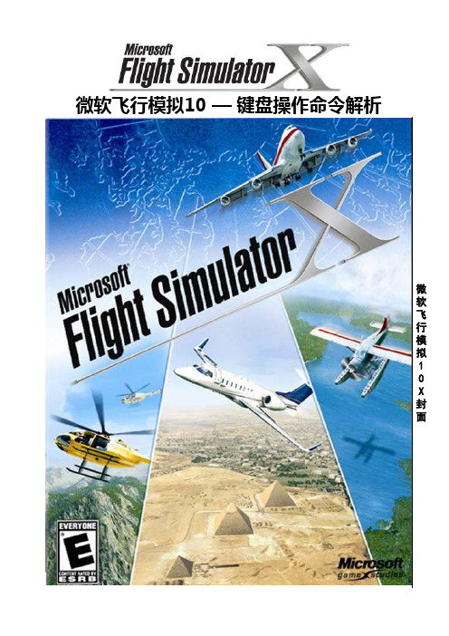 微软飞行模拟10(FSX)键盘命令解析