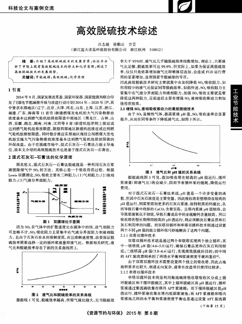 高效脱硫技术综述