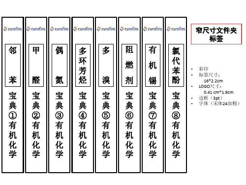 文件架标签格式