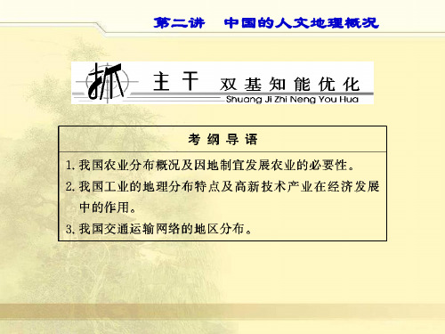 中国的人文地理概况
