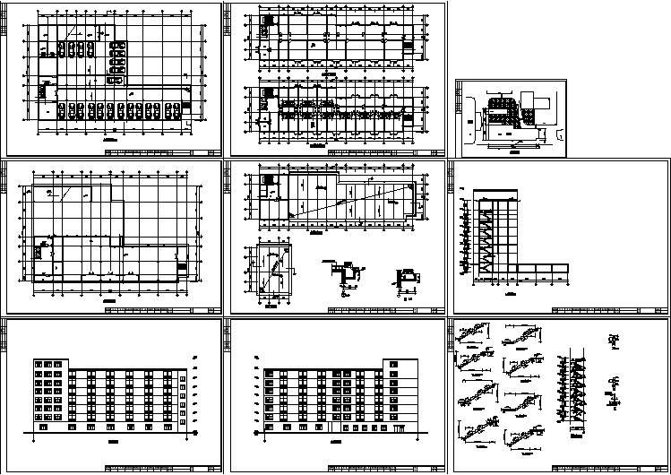 某旅馆建筑施工设计方案图纸(全套)