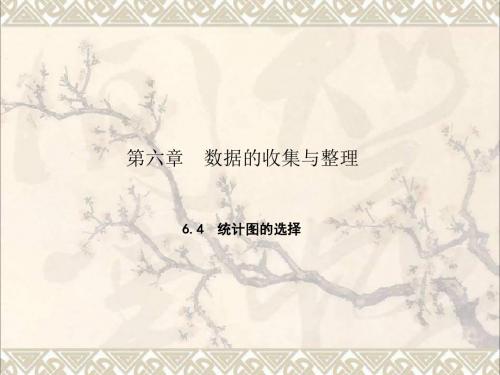 秋七年级数学上册6.4统计图的选择课件(新版)北师大版