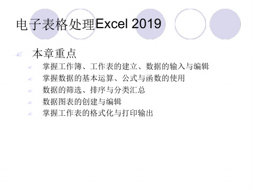 Excel2003学习课件