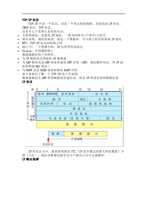 详解TCPIP协议总结