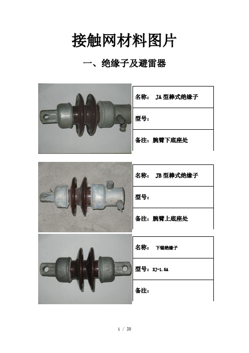 地铁接触网零件图片