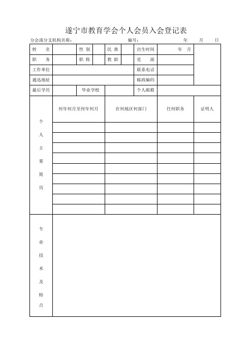 教育研究学会表册