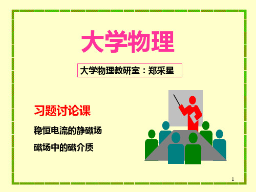 《大学物理2》 磁场习题课1