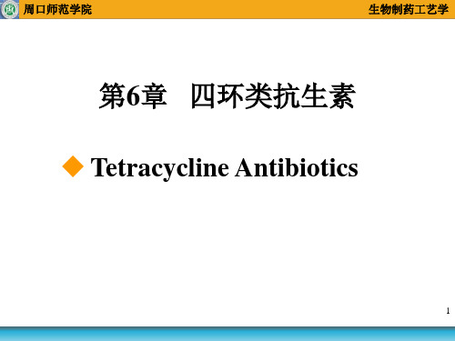 第六章四环类抗生素