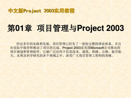 2024年-分钟学会project使用教程PPT学习课件(精编)