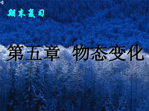 (教科版)物理八年级上册第五章物态变化全套课件 其他版5优秀课件