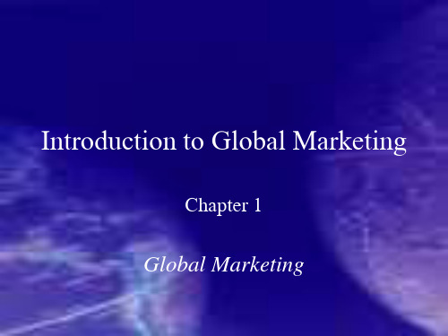 GLOBAL MARKETING MANAGEMENT (Keegan and Green)