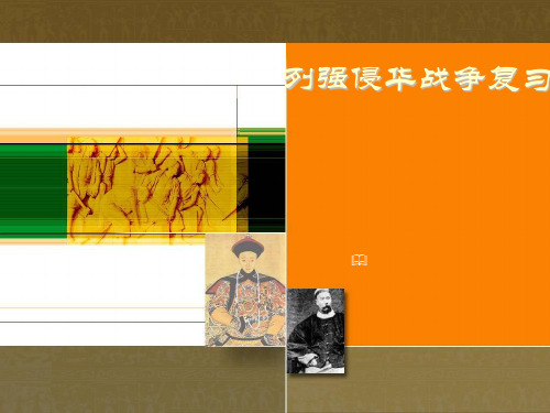 列强侵华战争复习课件